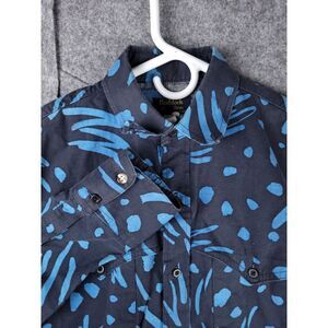 Ruddock Bros Shirt Men's XL Western Yoke Abstract AOP Art Long Sleeve Cowboy